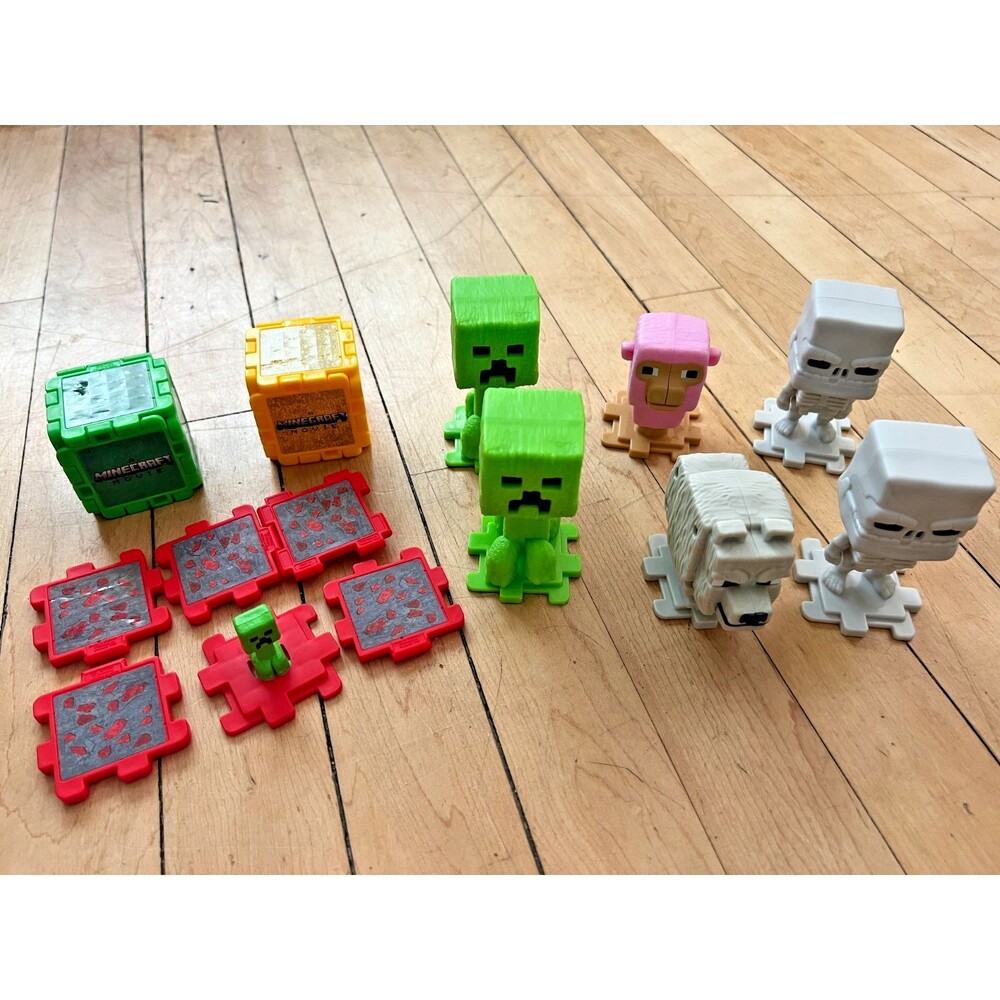 Minecraft Movie McDonald's Toy Lot of 9